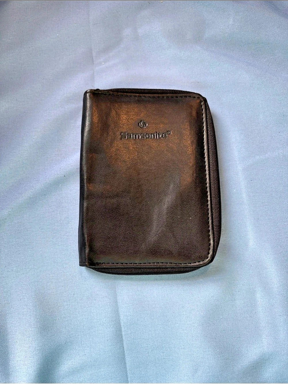 Samsonite Black Zip-Around Wallet